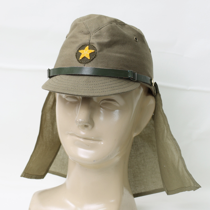 日本陸軍下士官兵用夏用戦闘帽（実物)-