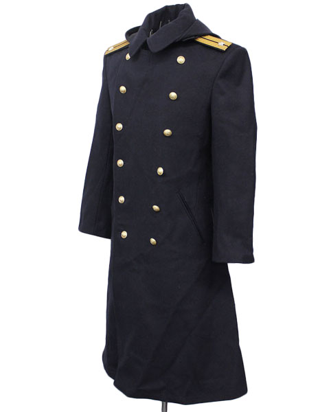 定番入荷 旧日本軍 海軍 軍服 将官 マント 外とう 外套 防寒毛皮襟付き