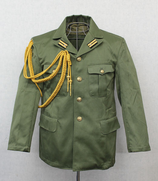 S＆Graf / 【3849】IJ. 海軍3種戦時服上下セット[緑系 裏地なし 飾緒