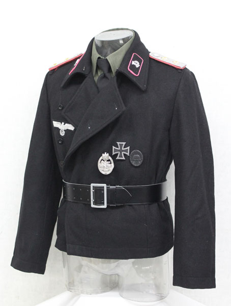 ドイツ軍　SS 戦車兵　パンツァージャケット　軍服