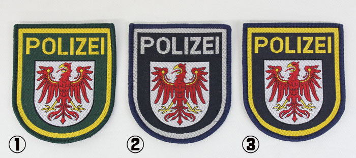 WW2 ドイツ警察 帽章 金属　ドイツ軍