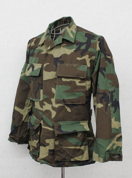 S＆Graf / 【3664】US. BDUジャケットR[ウッドランドカモ XS-S]《実物》